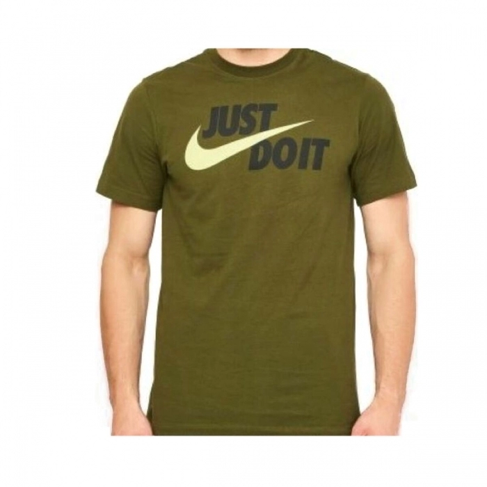 Camiseta de Manga Corta Hombre Nike AR5006 327 Verde