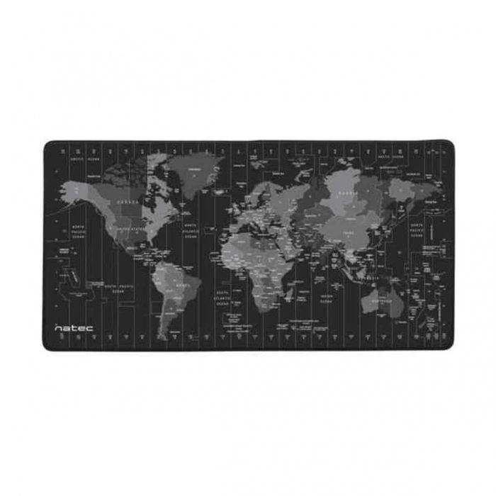 Alfombrilla Gaming Natec Time Zone Map Maxi Negro