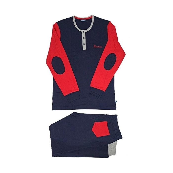 Pijama A0CHI Azul Marino Rojo Pijama A0CHI Azul Marino Rojo