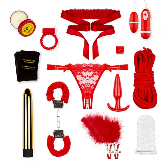 Set Erótico Loveboxxx Sexy Surprise (14 pcs) Set Erótico Loveboxxx Sexy Surprise (14 pcs)