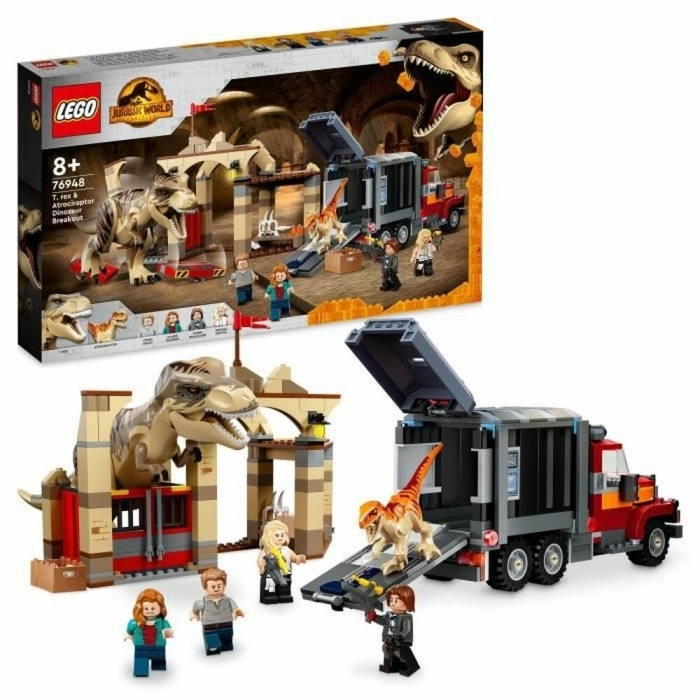Playset Lego 76948 Jurassic World T-Rex and Atrociraptor Escape Playset Lego 76948 Jurassic World T-Rex and Atrociraptor Escape