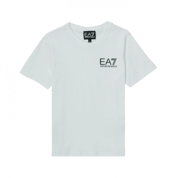 Camiseta Core Identity Júnior EA7 Blanca
