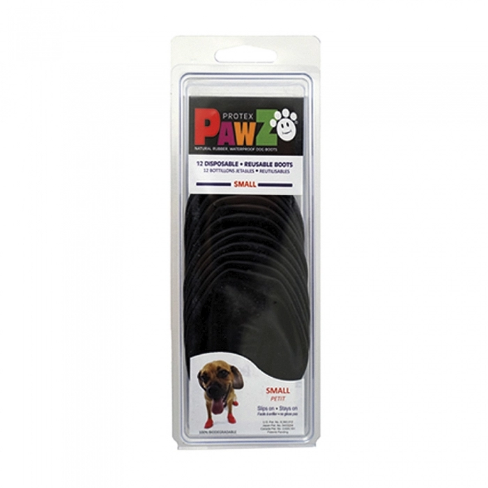 Botas Pawz Pequeño Perro 12 Unidades Negro