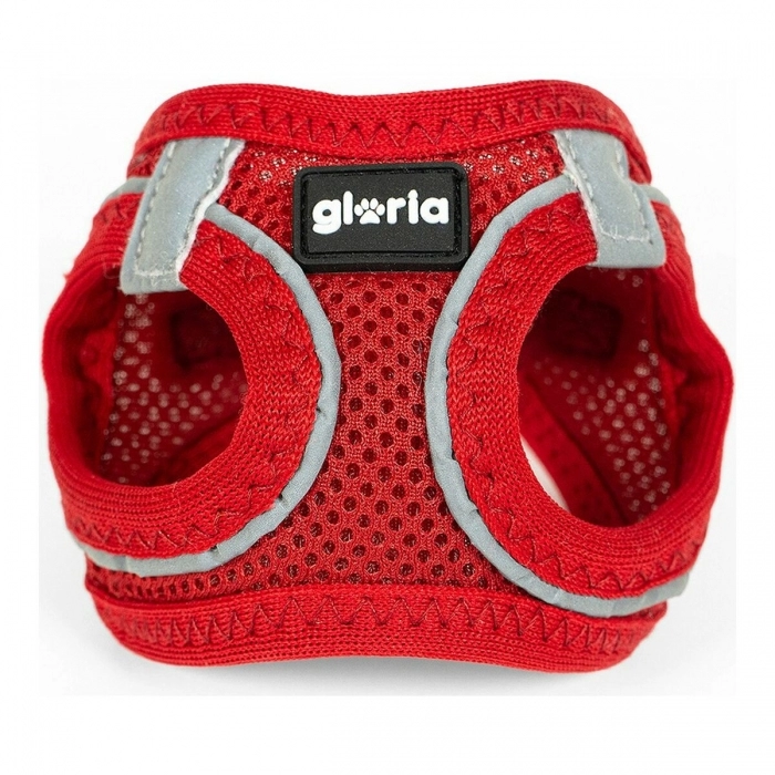 Arnés para Perro Gloria Air Mesh Trek Star Ajustable Rojo Talla XXXS (18-20 cm)