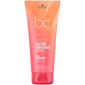 BC Bonacure Sun Protect Scalp, Hair & Body cleanse Coconut