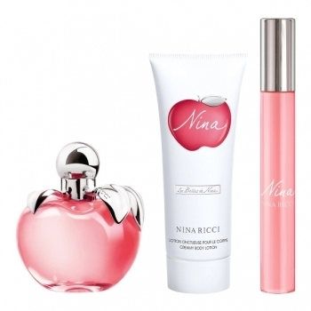 Set Nina 50ml + Body Lotion 75ml + 10ml Set Nina 50ml + Body Lotion 75ml + 10ml