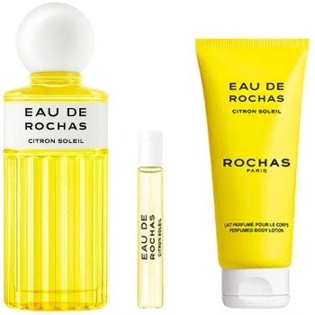 Set Eau de Rochas Citron Soleil 100ml + 7,5ml + Body Lotion 100ml