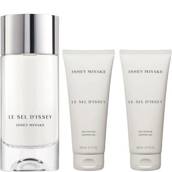 Set Le Sel d'Issey 100ml + Shower Gel 50ml x2