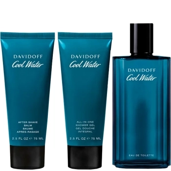 Set Cool Water 125ml + Shower Gel 75ml + After Shave 75ml