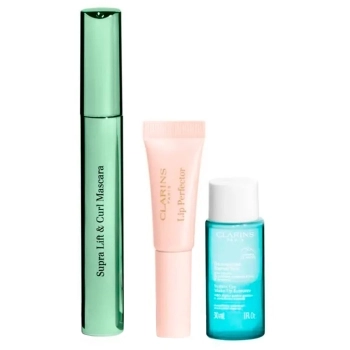 Set Supra Lift & Curl Mascara 8ml + Lip Perfector 5ml + Instant Eye Make-up Remo