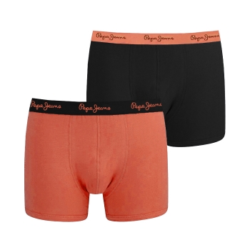 Pack 2 Bóxers Naranja/Negro
