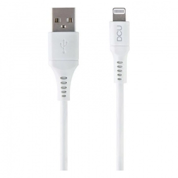 Cable USB a Lightning DCU 34101290 Blanco (1M)