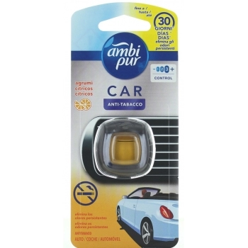 Ambientador Car Clip Cítrico Anti Tabaco 2ml