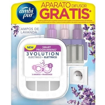 Ambipur 3Volution Campos de Lavanda Disfusor + Recarga