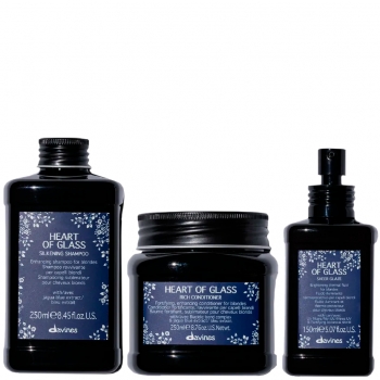 Set Silkening Champú 250ml + Rich Acondicionador 250ml + Sheer Glaze 150ml