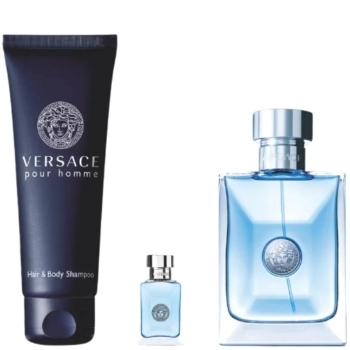 Set Versace pour Homme 100ml + 5ml + Hair & Body Shampoo 150ml