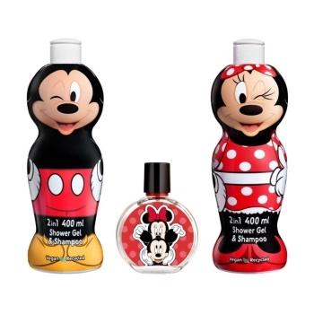 Set Mickey and Minnie 50ml + Gel & Shampoo 2x400ml