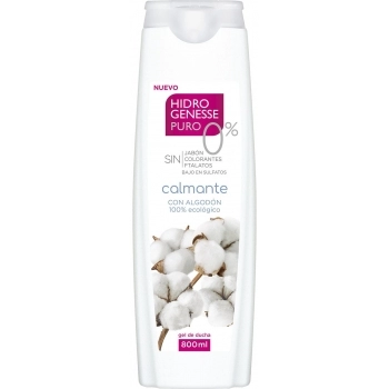 Gel de Ducha Calmante con Algodón