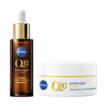 Set Q10 Sérum Doble Acción Antiarrugas Expert 30ml + Crema de Día 50ml
