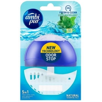 Ambipur WC Fresh Water & Mint Soporte + Recarga