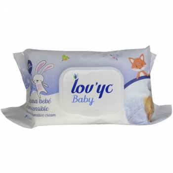 Toallitas Bebé con Crema Sensible