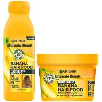 Set Fructis Champú Nutritivo Hair Food Banana 350ml + Mascarilla 400ml