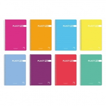 Cuaderno Pacsa Plastipac Multicolor 1 Linea 80 Hojas Din A4 (5 Unidades)
