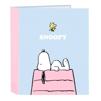 Carpeta de anillas Snoopy Imagine Azul A4 (27 x 33 x 6 cm)