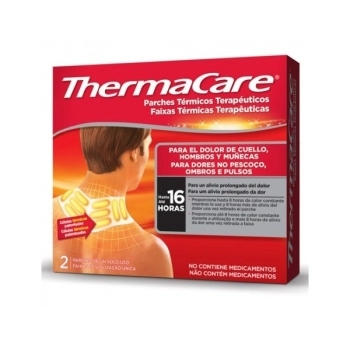 Thermacare parche térmico cuello hombro muñeca 2 parches