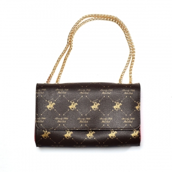 Bolso Mujer Beverly Hills Polo Club 657BHP1243 Marrón (22 x 13 x 4 cm)