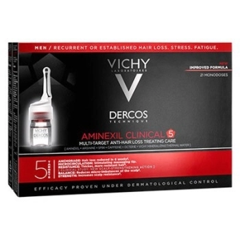 Vichy Dercos Aminexil Clinical 5 hombre 6ml x 21uds