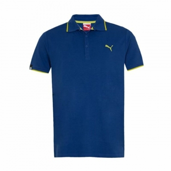 Polo de Manga Corta Hombre Puma Monaco Azul oscuro Polo de Manga Corta Hombre Puma Monaco Azul oscuro