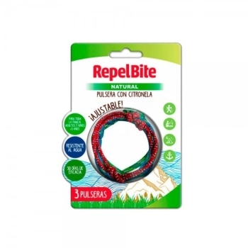 Repelbite Natural Pulsera de Cuerda con Citronela 3uds