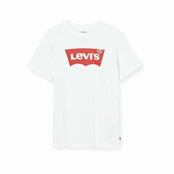 Camiseta de Manga Corta Niño Levi's E8157 Blanco (14 Años)