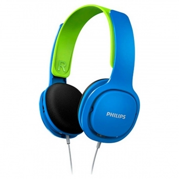 Auriculares de Diadema Philips (3.5 mm) Azul Para niños Con cable