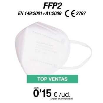 Mascarillas Autofiltrantes FFP2 5 Capas con certificación europea