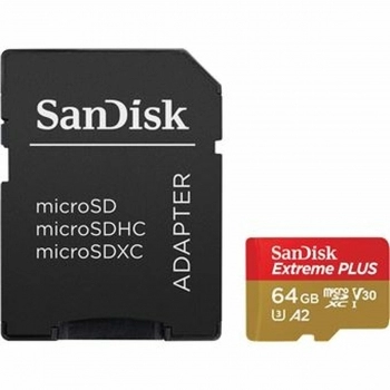 Tarjeta de Memoria Micro SD con Adaptador Western Digital SDSQXBU-064G-GN6MA