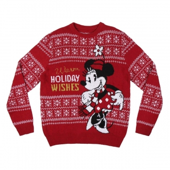 Jersey Mujer Minnie Mouse Rojo