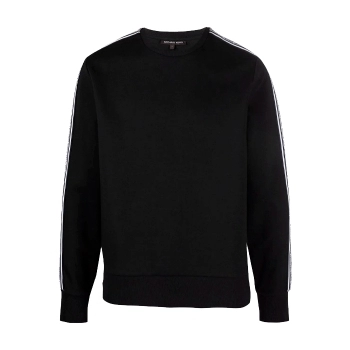 Sudadera con Ribete del Logo Negro