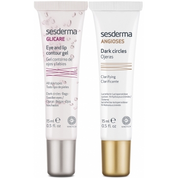 Set Eye Glicare Eye and Lip Contour Gel 15ml + Angioses Dark Circles 15ml