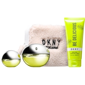 Set DKNY Be Delicious 100ml + 15ml + Body Lotion 100ml + Neceser
