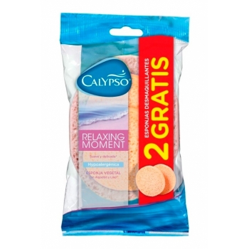 Set Esponja Vegetal Relaxing Moment + 2 Esponjas Desmaquillantes