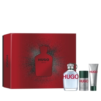 Set  Hugo 125ml + Deodorant Stick 75ml + All Over Shower Gel 50ml