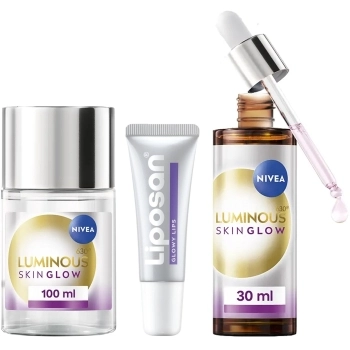 Set LUMINOUS Sérum 30ml + Exfoliante Líquido 100ml + Liposan 10ml