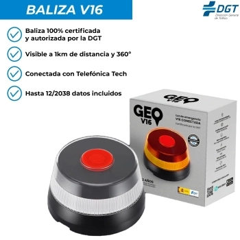 Baliza GEO V16 GPS Conectada y Certificada DGT