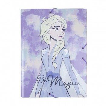 Carpeta Frozen Be Magic A4 Lila (24 x 34 x 4 cm)