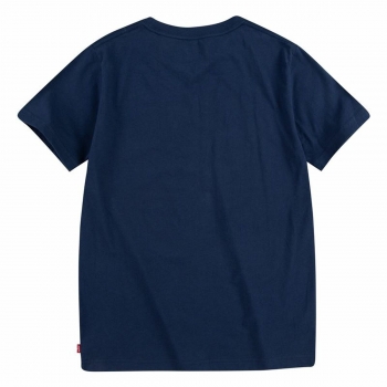 Camiseta de Manga Corta Infantil Levi's Batwing Azul oscuro Unisex Camiseta de Manga Corta Infantil Levi's Batwing Azul oscuro Unisex