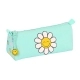 Estuche Escolar Smiley Summer fun Turquesa (21 x 8 x 7 cm)