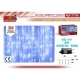 LUCES CORTINA GRUESA 200L 3 * 1M AZUL/BLANCO PARPADEANTE LUCES CORTINA GRUESA 200L 3 * 1M AZUL/BLANCO PARPADEANTE