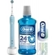 Cepillo Eléctrico Pro 1 700 + Enjuage Bucal 500ml + Dentífrico 75ml Cepillo Eléctrico Pro 1 700 + Enjuage Bucal 500ml + Dentífrico 75ml